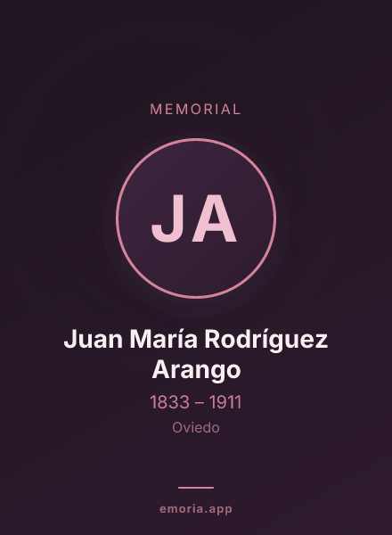 Memorial portrait of Juan María Rodríguez Arango