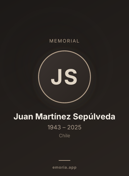 Memorial portrait of Juan Martínez Sepúlveda
