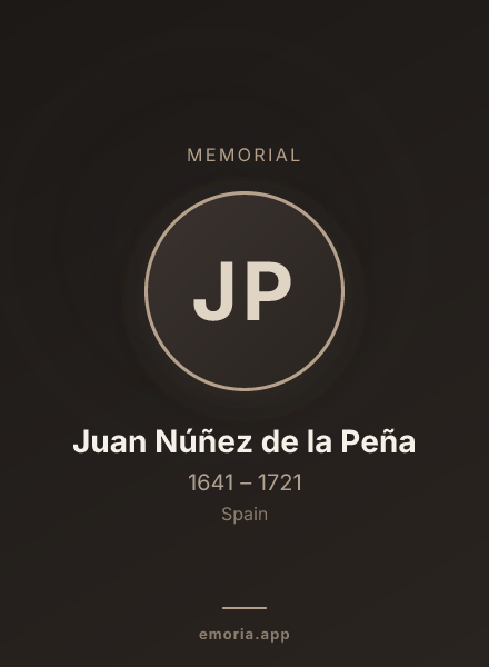 Memorial portrait of Juan Núñez de la Peña