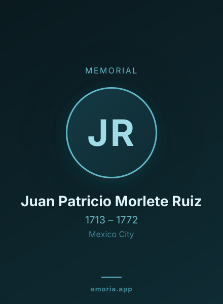 Memorial portrait of Juan Patricio Morlete Ruiz