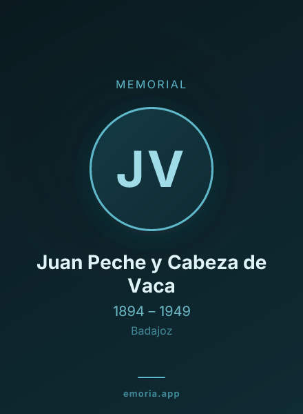 Memorial portrait of Juan Peche y Cabeza de Vaca