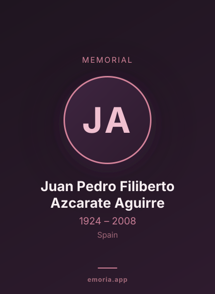 Memorial portrait of Juan Pedro Filiberto Azcarate Aguirre