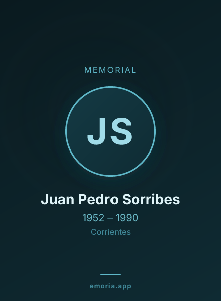 Memorial portrait of Juan Pedro Sorribes