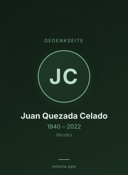 Gedenkportrait von Juan Quezada Celado