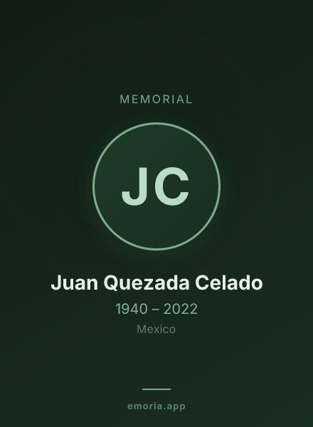 Memorial portrait of Juan Quezada Celado