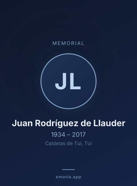 Memorial portrait of Juan Rodríguez de Llauder