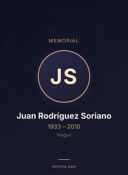 Memorial portrait of Juan Rodríguez Soriano