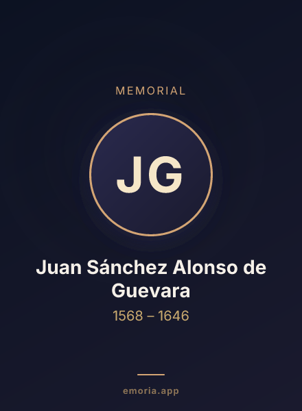 Memorial portrait of Juan Sánchez Alonso de Guevara