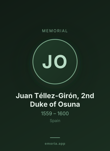 Memorial portrait of Juan Téllez-Girón, 2nd Duke of Osuna