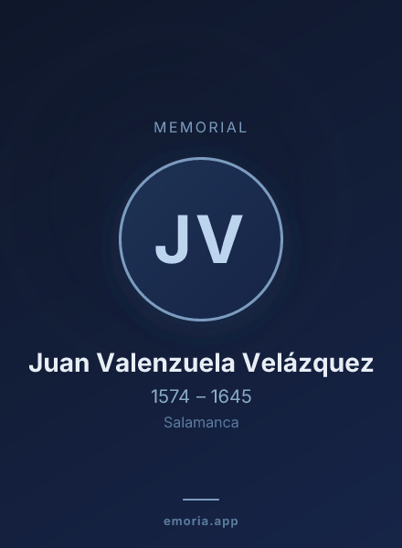 Memorial portrait of Juan Valenzuela Velázquez