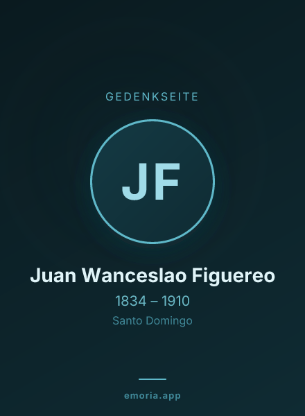 Gedenkportrait von Juan Wanceslao Figuereo