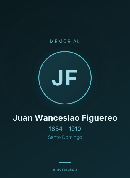 Memorial portrait of Juan Wanceslao Figuereo
