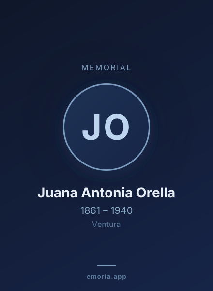 Memorial portrait of Juana Antonia Orella