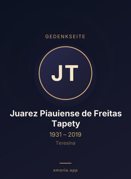 Gedenkportrait von Juarez Piauiense de Freitas Tapety