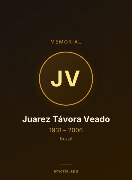 Memorial portrait of Juarez Távora Veado