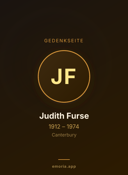 Gedenkportrait von Judith Furse