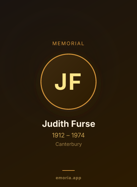 Memorial portrait of Judith Furse