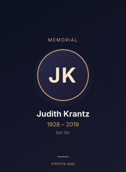 Memorial portrait of Judith Krantz