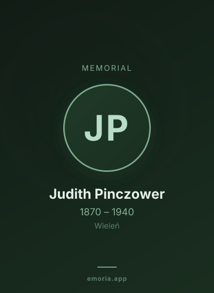 Memorial portrait of Judith Pinczower