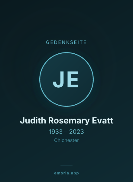 Gedenkportrait von Judith Rosemary Evatt
