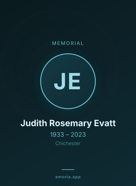 Memorial portrait of Judith Rosemary Evatt