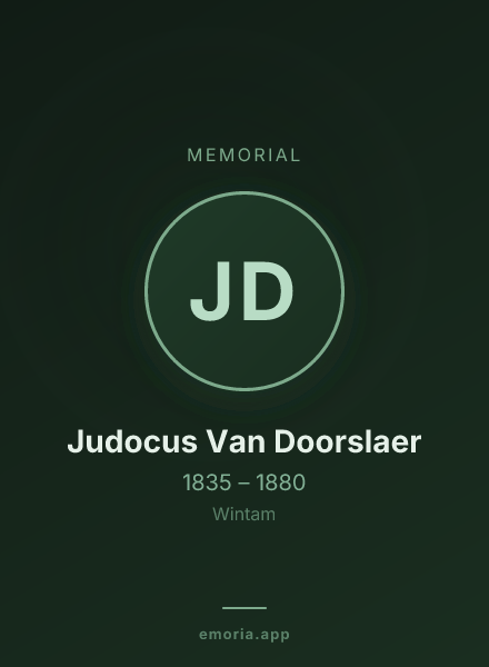 Memorial portrait of Judocus Van Doorslaer