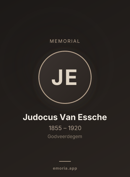 Memorial portrait of Judocus Van Essche