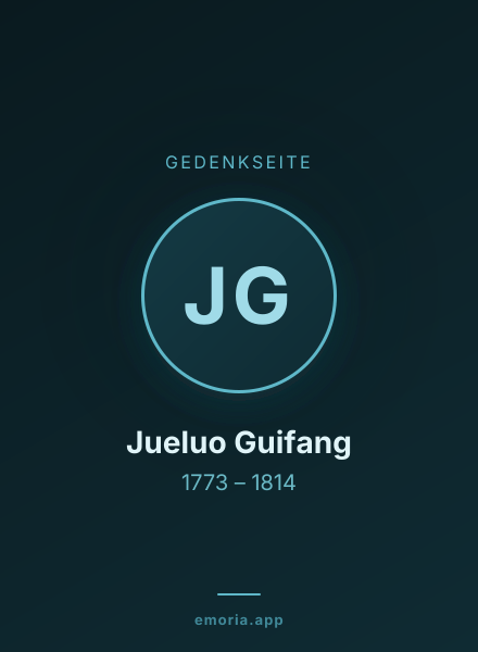 Gedenkportrait von Jueluo Guifang