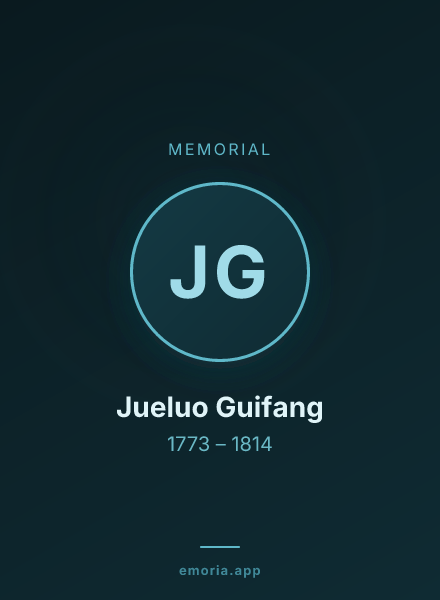 Memorial portrait of Jueluo Guifang
