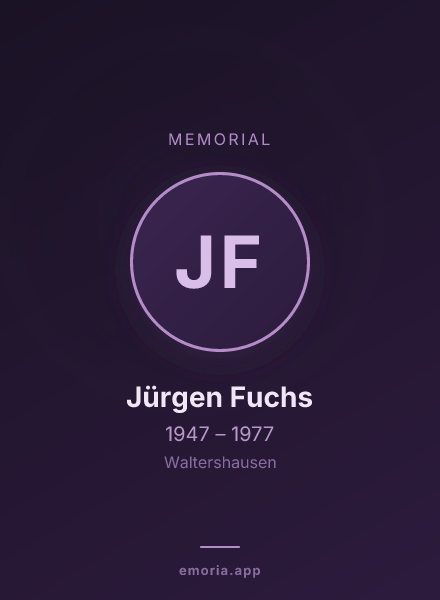 Memorial portrait of Jürgen Fuchs