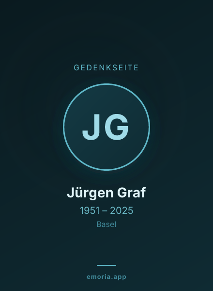Gedenkportrait von Jürgen Graf