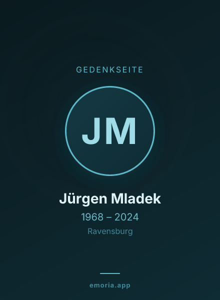 Gedenkportrait von Jürgen Mladek