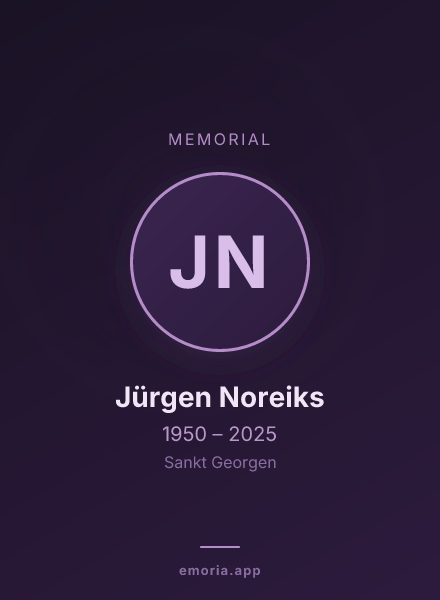 Memorial portrait of Jürgen Noreiks