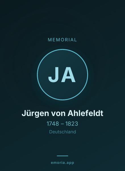 Memorial portrait of Jürgen von Ahlefeldt