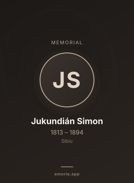 Memorial portrait of Jukundián Simon