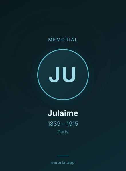 Memorial portrait of Julaime
