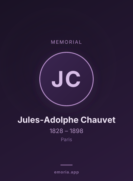 Memorial portrait of Jules-Adolphe Chauvet