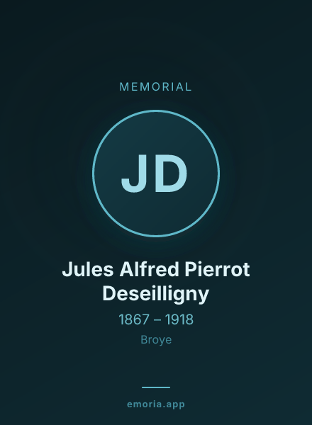 Memorial portrait of Jules Alfred Pierrot Deseilligny