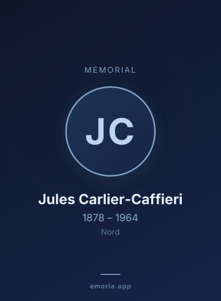 Memorial portrait of Jules Carlier-Caffieri
