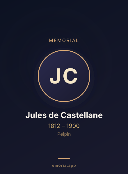 Memorial portrait of Jules de Castellane