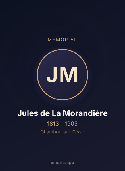 Memorial portrait of Jules de La Morandière