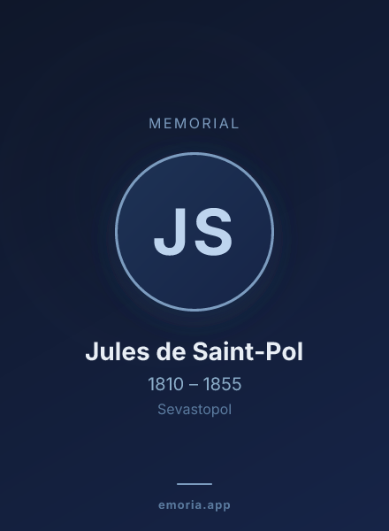 Memorial portrait of Jules de Saint-Pol