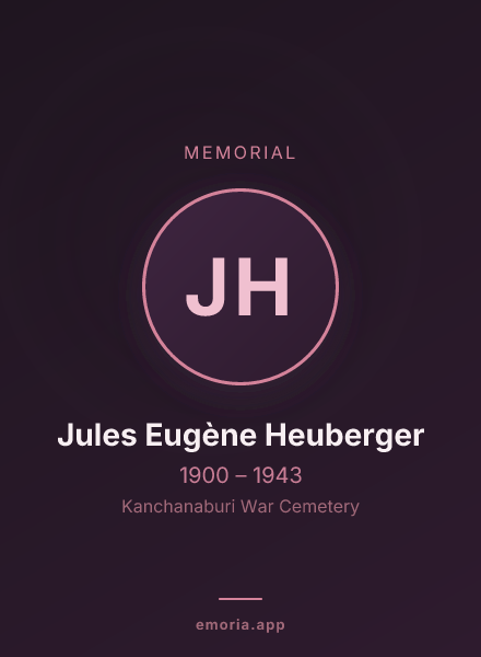 Memorial portrait of Jules Eugène Heuberger