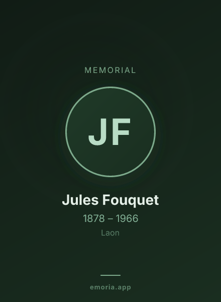 Memorial portrait of Jules Fouquet