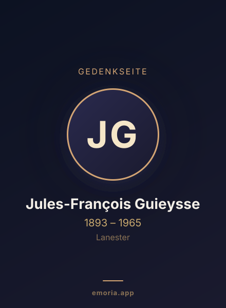 Gedenkportrait von Jules-François Guieysse