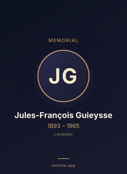Memorial portrait of Jules-François Guieysse