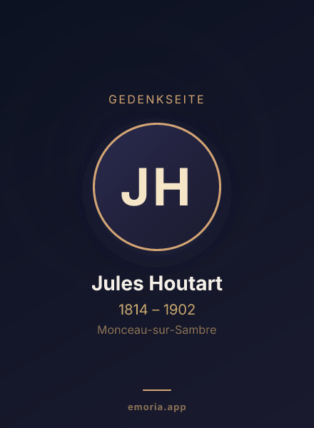 Gedenkportrait von Jules Houtart