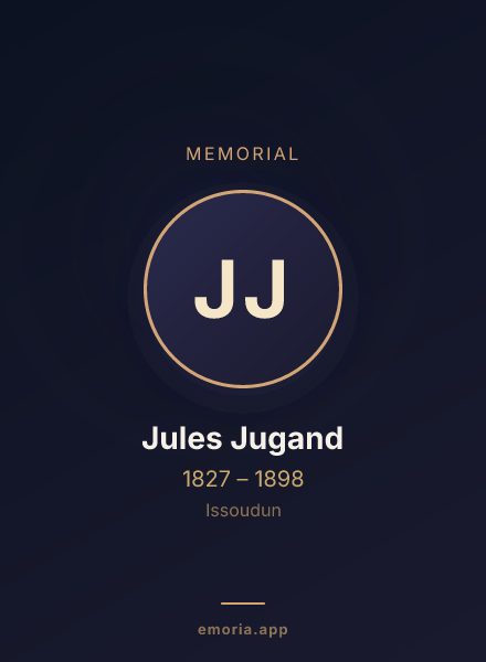 Memorial portrait of Jules Jugand
