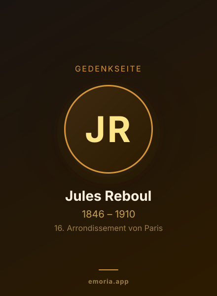 Gedenkportrait von Jules Reboul