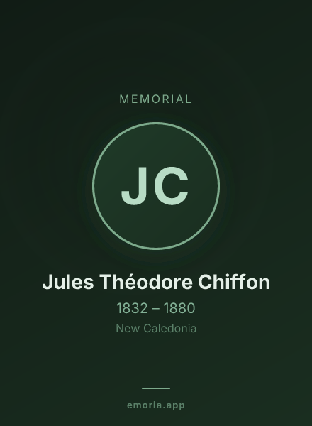 Memorial portrait of Jules Théodore Chiffon